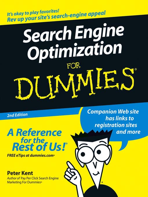 Title details for Search Engine Optimization For Dummies by Peter Kent - Available